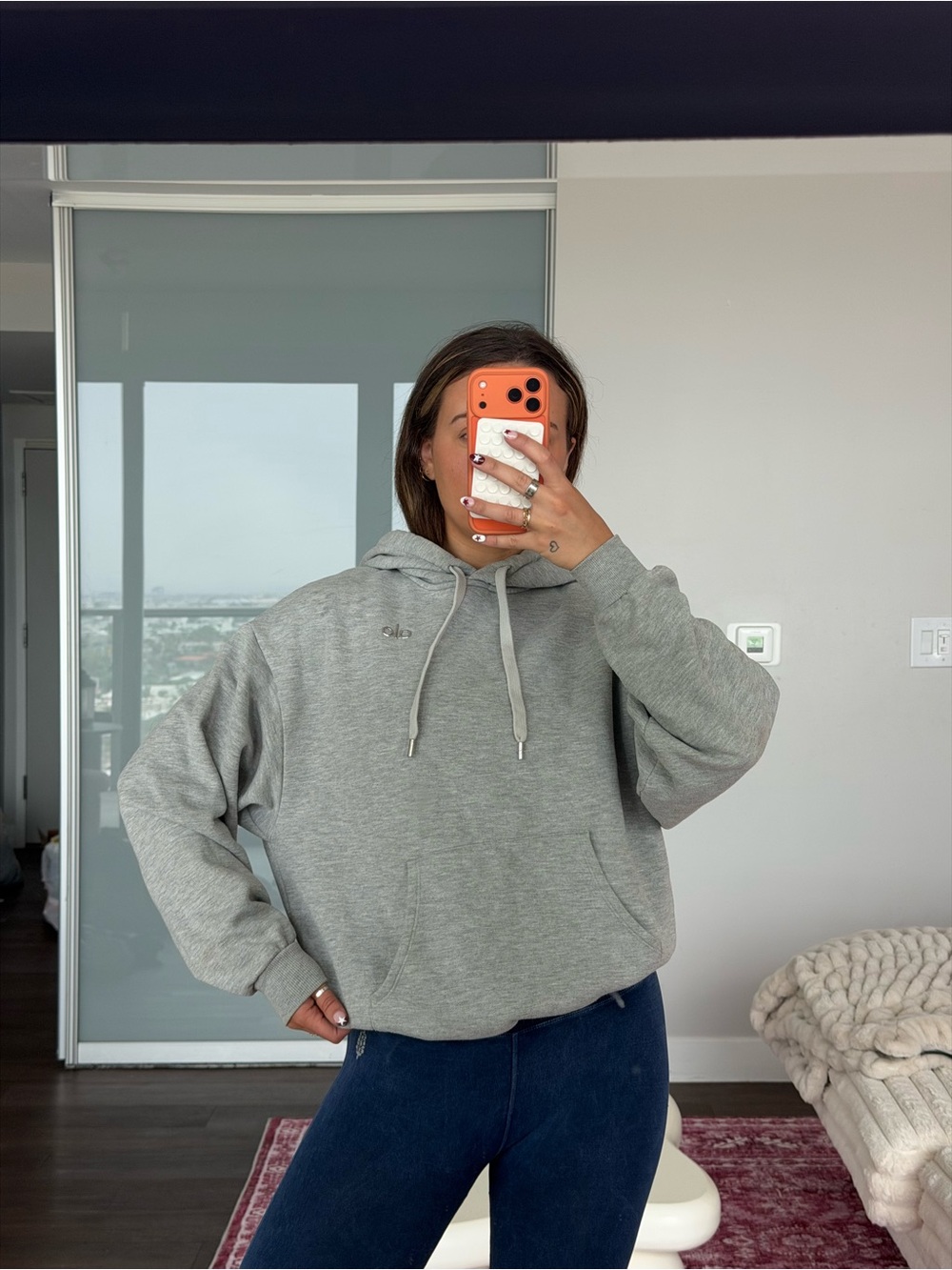 Men's Gray Pullover Hoodie - Casual Everyday Comfort